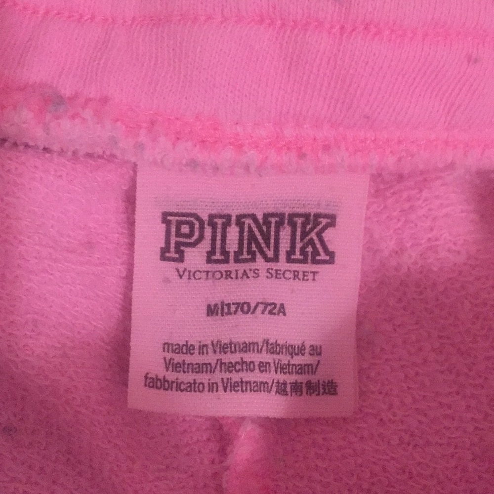 VS pink shorts, medium and bra, 34C - Picture 3 of 8